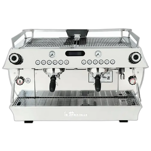 La Marzocco GB5 II AV X Edition RVS met dubbele groep en roestvrijstalen afwerking