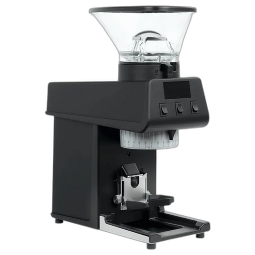 La Marzocco Pico Zwart koffiemolen met zwarte behuizing en transparant bonenreservoir