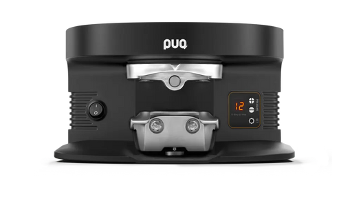 PuqPress M4 automatische koffiestamper met digitaal display, geschikt voor Fiorenzato F64/F83 molens