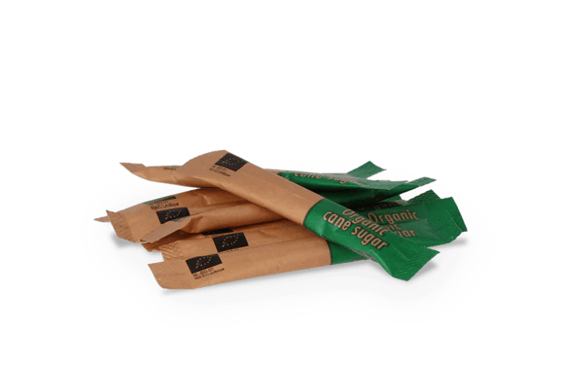 Rietsuiker sticks 4 gram verpakking van 1000 stuks
