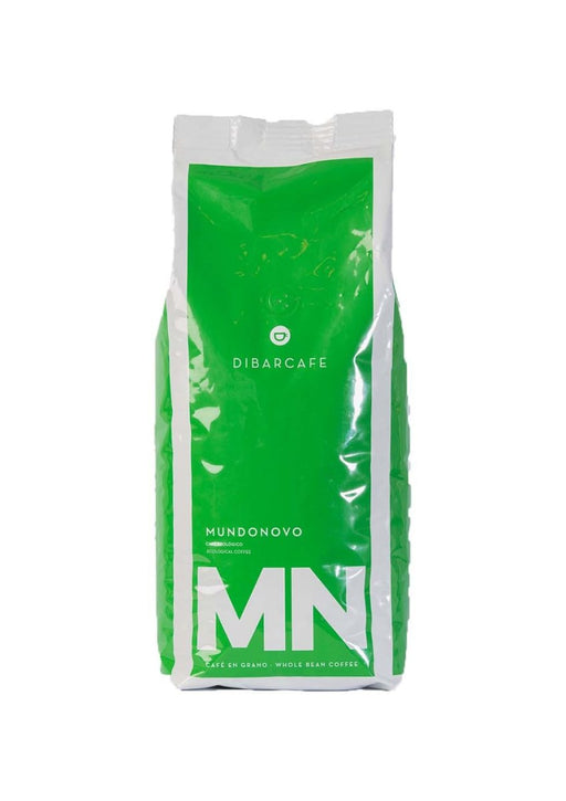 Mundo Novo 1000 gram biologische arabica koffiebonen in groene zak Arte dell' espressO 8437000143062