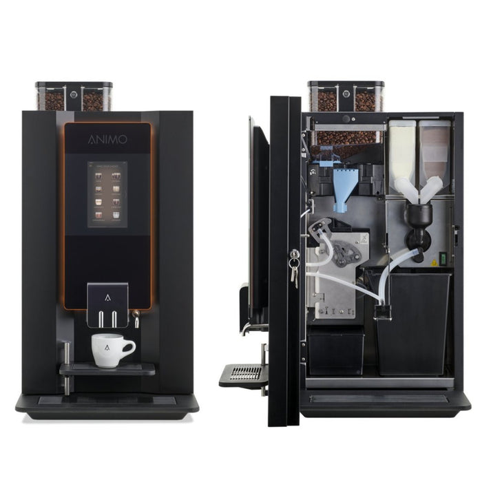 Animo OptiBean X12 koffiemachine - uitgebreide koffieopties met melk en cacao