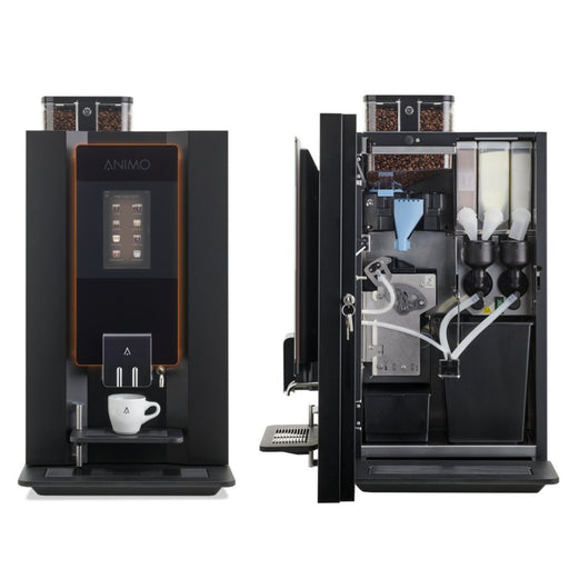 Animo OptiBean X13 koffiemachine - complete koffieoplossing met melk, cacao en suikeropties