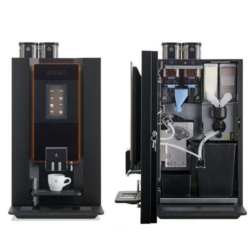 Animo OptiBean X22 koffiemachine - veelzijdige dranken met dubbele bonenreservoirs en instantopties