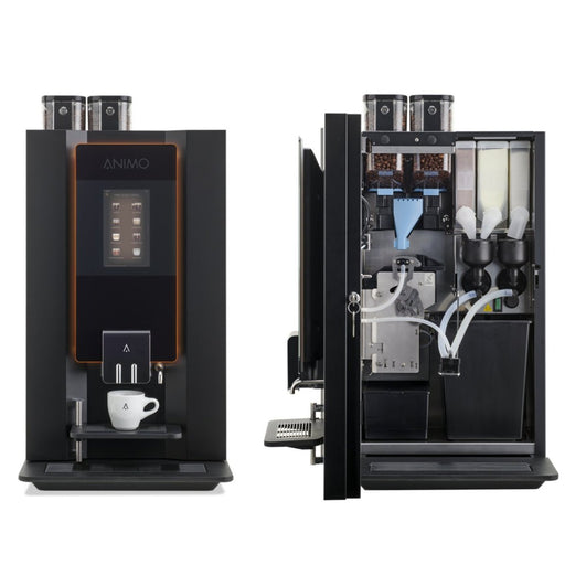 Animo OptiBean X23 koffiemachine - ultieme veelzijdigheid met melk, cacao en suikeropties