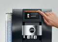 Z10 Aluminium Dark Inox - Signature line (EA) espressomachine vooraanzicht bediening touch Arte dell' espressO 7610917153688