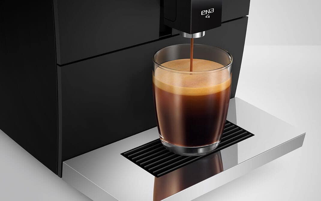 JURA ENA 4 zet een pure zwarte espresso