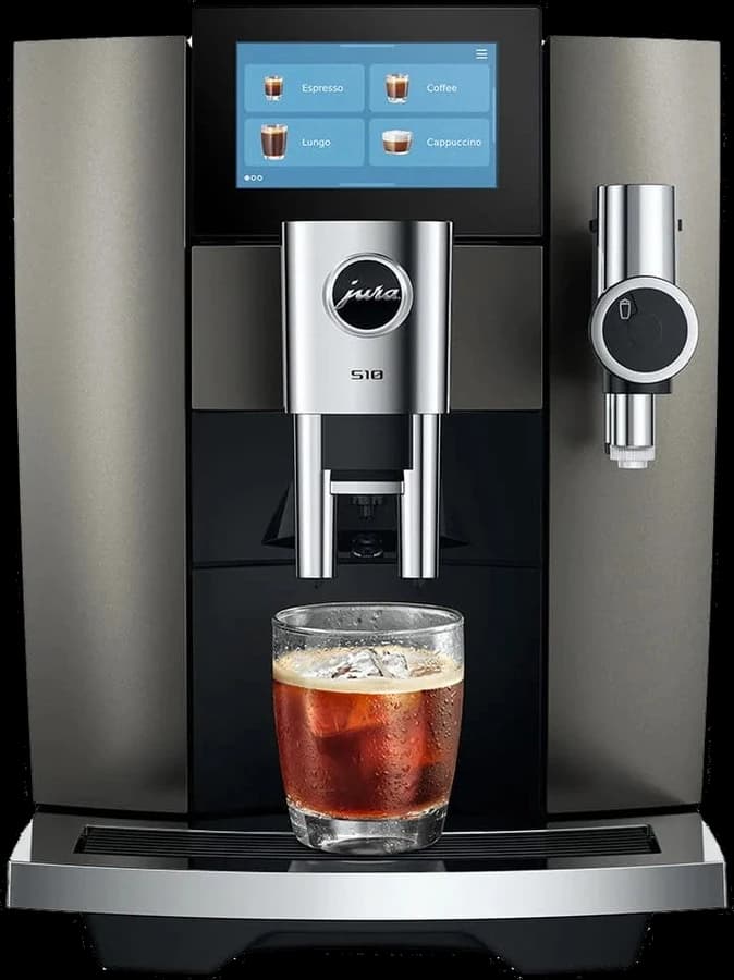 JURA S10 Dark Inox (EA) koffiemachine, vooraanzicht