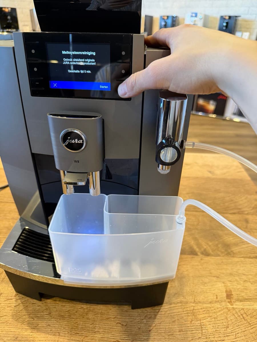 JURA W8 reinigingsbakje met twee compartimenten