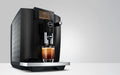 JURA E6 Piano Black espressomachine voor thuis, vooraanzicht — productkenmerk 11