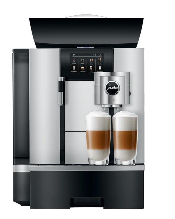 JURA GIGA X3 Aluminium professionele koffiemachine, vooraanzicht — fabrikantbeeld 27