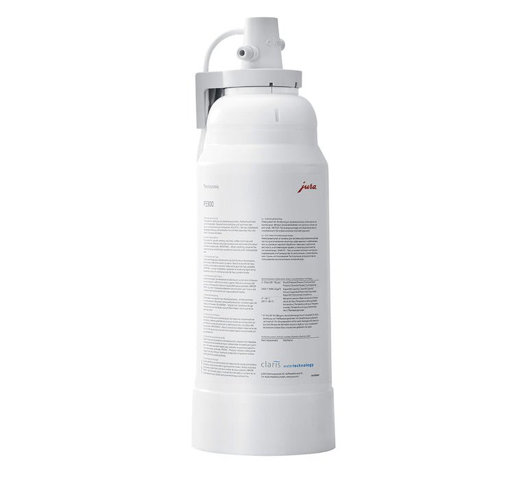 JURA waterfiltersysteem F5300, witte filterpatroon met grijze bevestiging — fabrikantbeeld