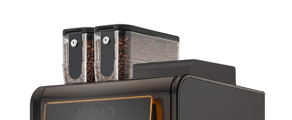 Animo OptiMe X 11 zakelijke koffiemachine met touchscreen, vooraanzicht — fabrikantbeeld 3