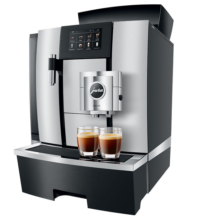 JURA GIGA X3 Aluminium professionele koffiemachine, vooraanzicht — fabrikantbeeld 5