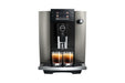 JURA E6 Dark Inox espressomachine voor thuis, vooraanzicht — fabrikantbeeld 18