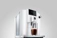 JURA E4 Piano White espressomachine voor thuis, vooraanzicht — fabrikantbeeld 4