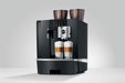 JURA GIGA X8 Aluminium professionele koffiemachine, vooraanzicht — fabrikantbeeld 10