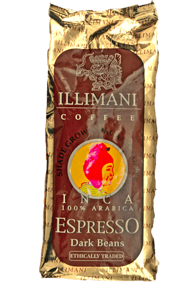 Zak Illimani Inca Dark biologische espressobonen uit Bolivia — fabrikantbeeld 2