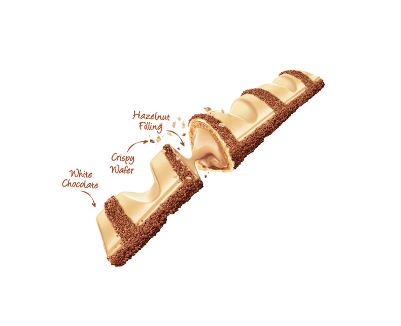 Doos Kinder Bueno White met 30 repen van 43 gram — fabrikantbeeld