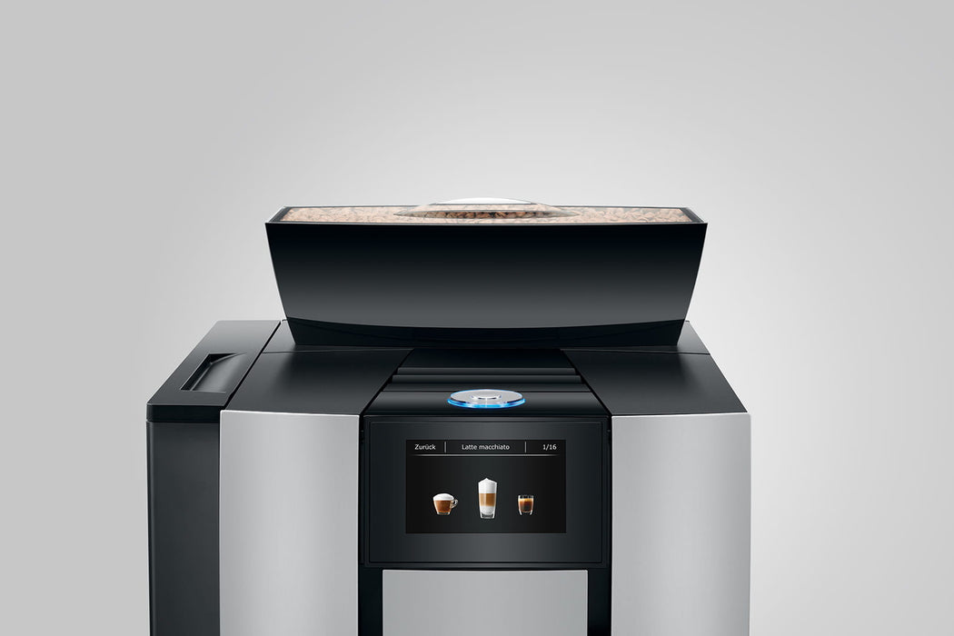JURA GIGA X3 Aluminium professionele koffiemachine, vooraanzicht — fabrikantbeeld 10
