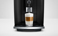 JURA E6 Piano Black espressomachine voor thuis, vooraanzicht — productkenmerk 12