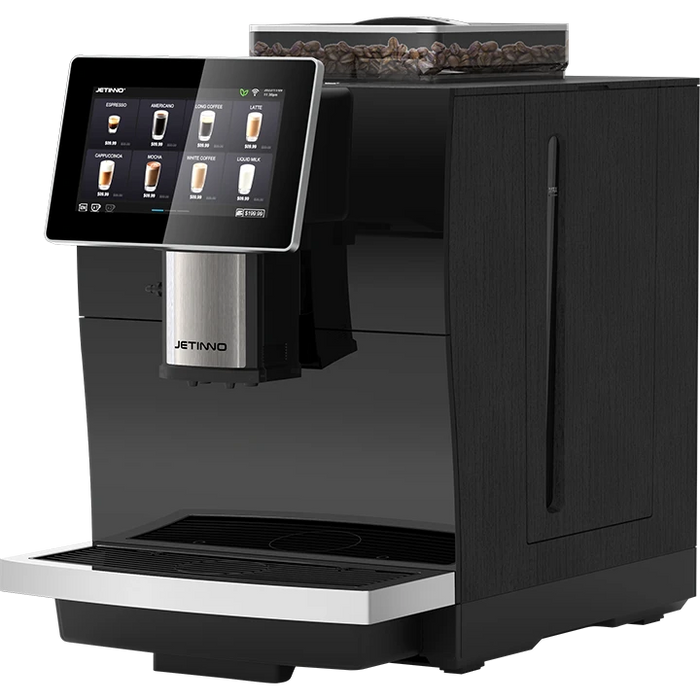Jetinno JL15 compacte zakelijke koffiemachine met touchscreen, vooraanzicht — fabrikantbeeld