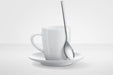 Zilverkleurige JURA-koffielepel van 14 cm, roestvrij staal — fabrikantbeeld 2