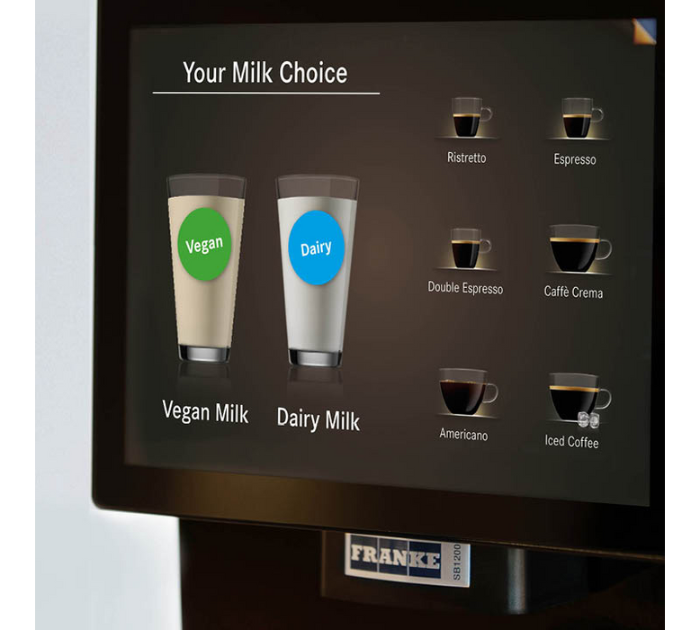 Franke SB1200 melkkeuze scherm - 12 liter koeling inclusief