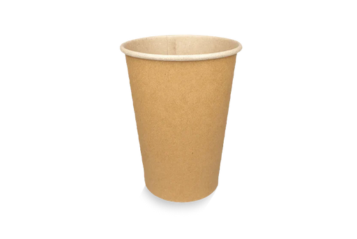 Kartonnen koffiebeker 180cc kraft - standaard formaat voor koffie en thee.