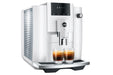 JURA E4 Piano White espressomachine voor thuis, vooraanzicht — fabrikantbeeld 2