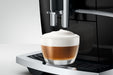 JURA E6 Piano Black espressomachine voor thuis, vooraanzicht — fabrikantbeeld 19