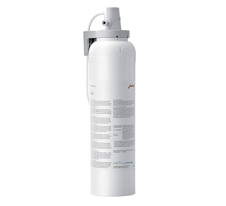 JURA filterpatroon F3300, wit waterfiltersysteem met grijze bevestiging — fabrikantbeeld