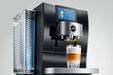 JURA Z10 Diamond Black premium volautomaat, vooraanzicht met touchscreen — productkenmerk 15