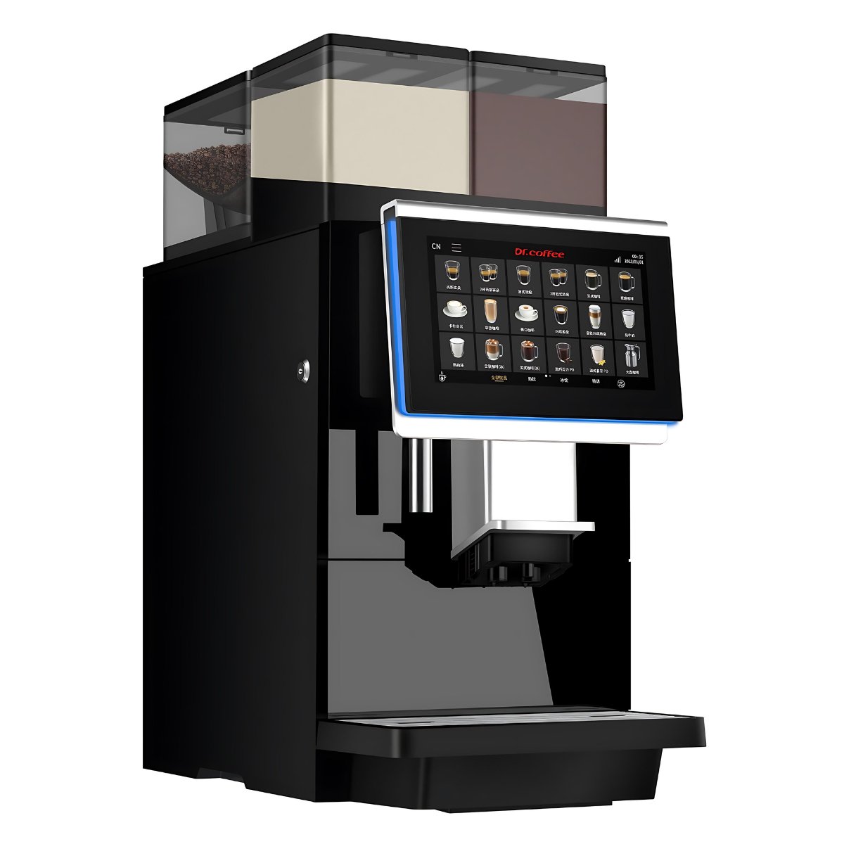 Dr. Coffee F200+2 ‘Perfect Foam’ - Professionele Koffiemachine voor HorecaDr. Coffee espressomachine