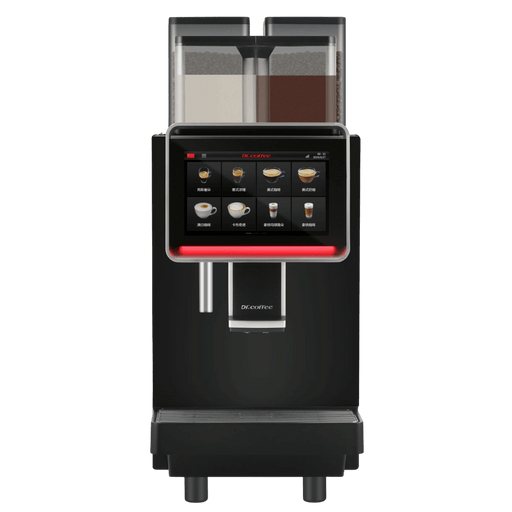 Dr. Coffee Office 200 koffiemachine voor kantoor met twee cannisters voor melktopping en cacao