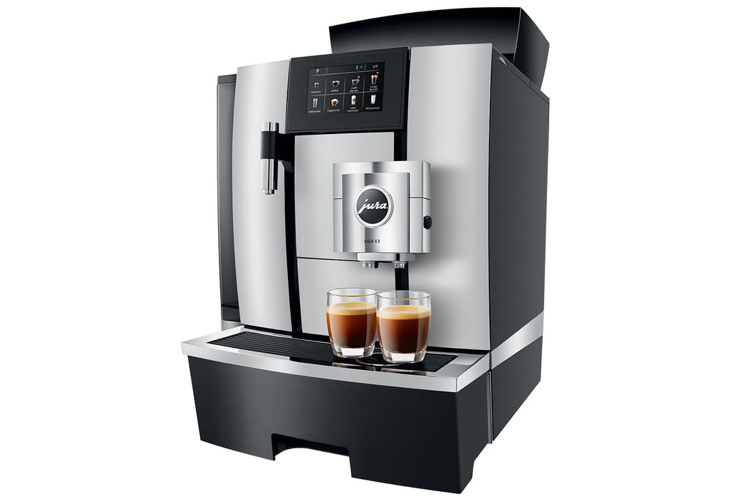 JURA GIGA X3 Aluminium professionele koffiemachine, vooraanzicht — fabrikantbeeld 6
