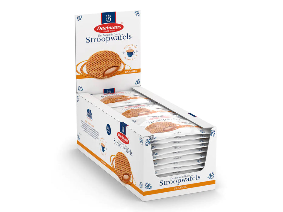 Per stuk verpakte Daelmans stroopwafel van 39 gram — fabrikantbeeld