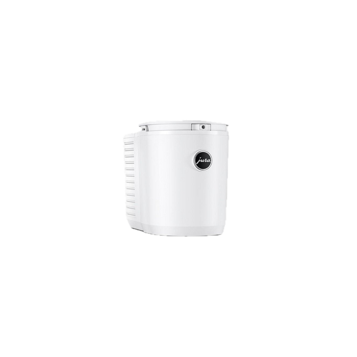 JURA Cool Control 1l melkkan wit - cilindervormige koelcontainer met JURA logo | Arte dell' espressO