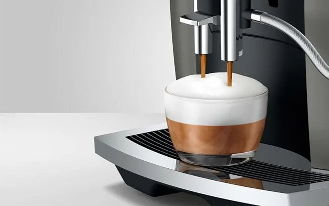 Perfecte cappuccino met één druk op de knop
