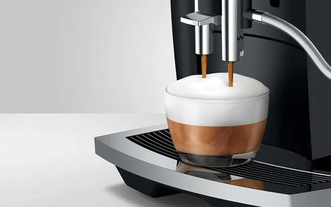 Perfecte cappuccino met één druk op de knop