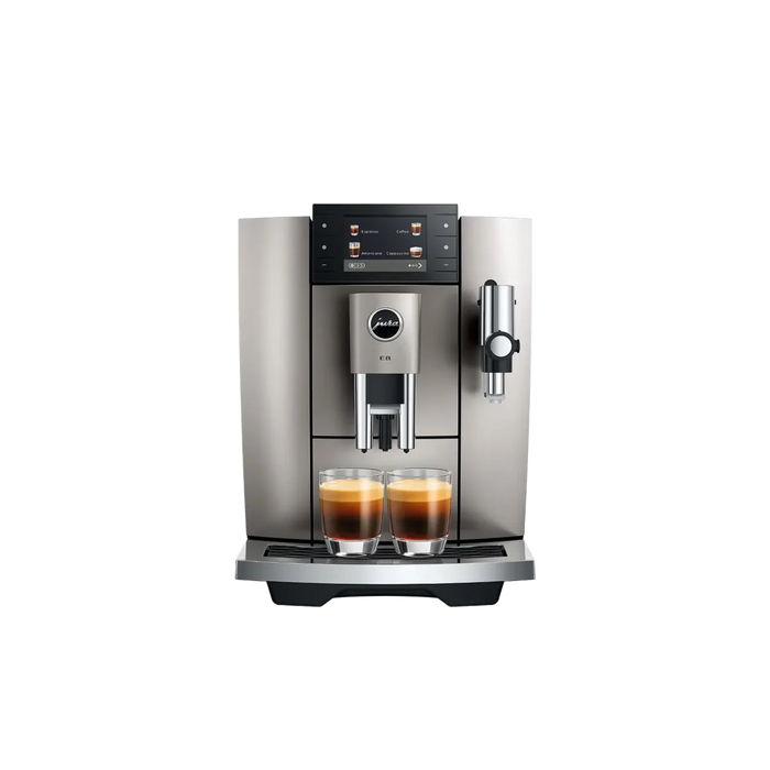 JURA E8 Midnight Silver (ED) vooraanzicht