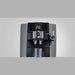 jura j10 diamond onyx ea schuin onderaanzicht met coffee eye