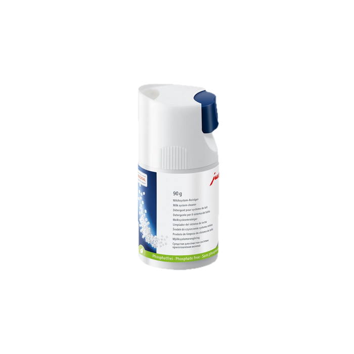 JURA melksysteemreiniger 90g spray fles wit blauw schoonmaak accessoire | Arte dell' espressO