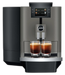 JURA X4c Dark Inox koffiemachine met touchscreen en dubbele koffie-uitloop, geschikt voor professioneel gebruik