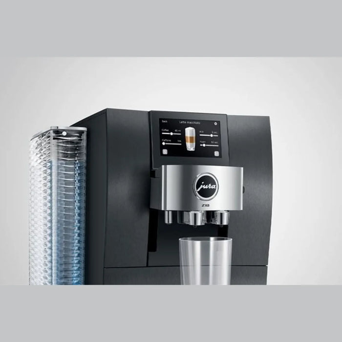 jura z10 aluminium black eb close up