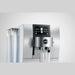 jura z10 close up met instellingen voor latte macchiato. watertank zichtbaar