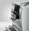 JURA Z10 Aluminium White (EA) espressomachine voorzijaanzicht Arte dell' espressO 7610917153480