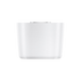 Witte JURA kopjeswarmer S met afgeronde vorm en metallic details, frontale productview | Arte dell' espressO