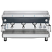 La Pavoni Geniale V/3 espressomachine met drie zetgroepen en LED-verlichting zichtbaar aan de voorkant