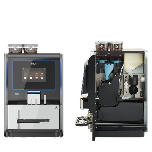 Animo OptiMe X 21 koffiemachine met dubbele bonenreservoirs